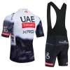 Cykeltøj + Cykelshorts 2025 UAE Team Emirates Hvid